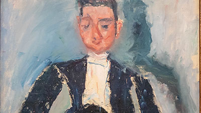 Chaïm Soutine - Garçon d'honneur ( vers 1924-1925 ) Huile sur toile 